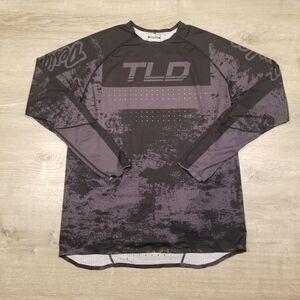 Troy Lee Designs Sprint Ultra Race Jersey Grime Black Mens Medium Long Sleeve